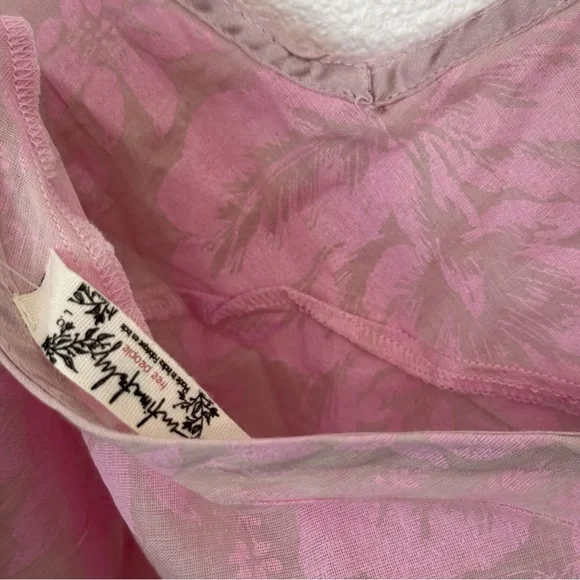 NWT Free People Making Me Blush Cami in Orchid Combo Size Large - Picture 7 of 11